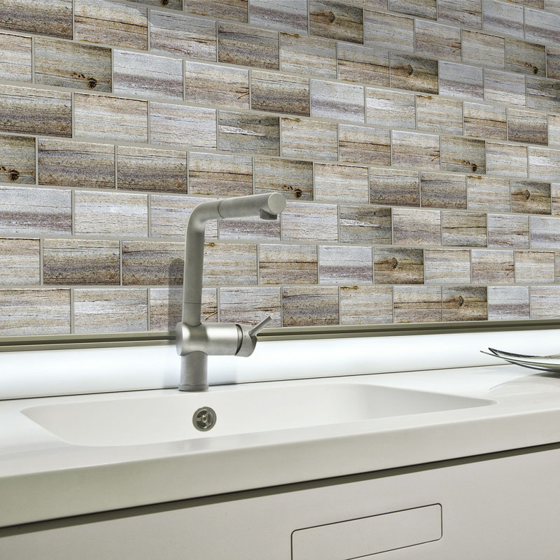 SkinnyTile 6" x 3" Glass Peel and Stick Subway Tile & Reviews Wayfair